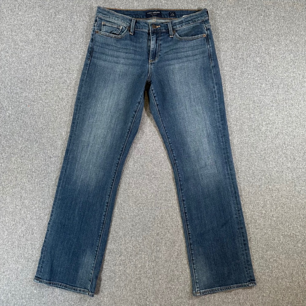 Lucky Brand Jeans Womens 8/29R Easy Rider Blue Straight Leg Denim EXCELLENT